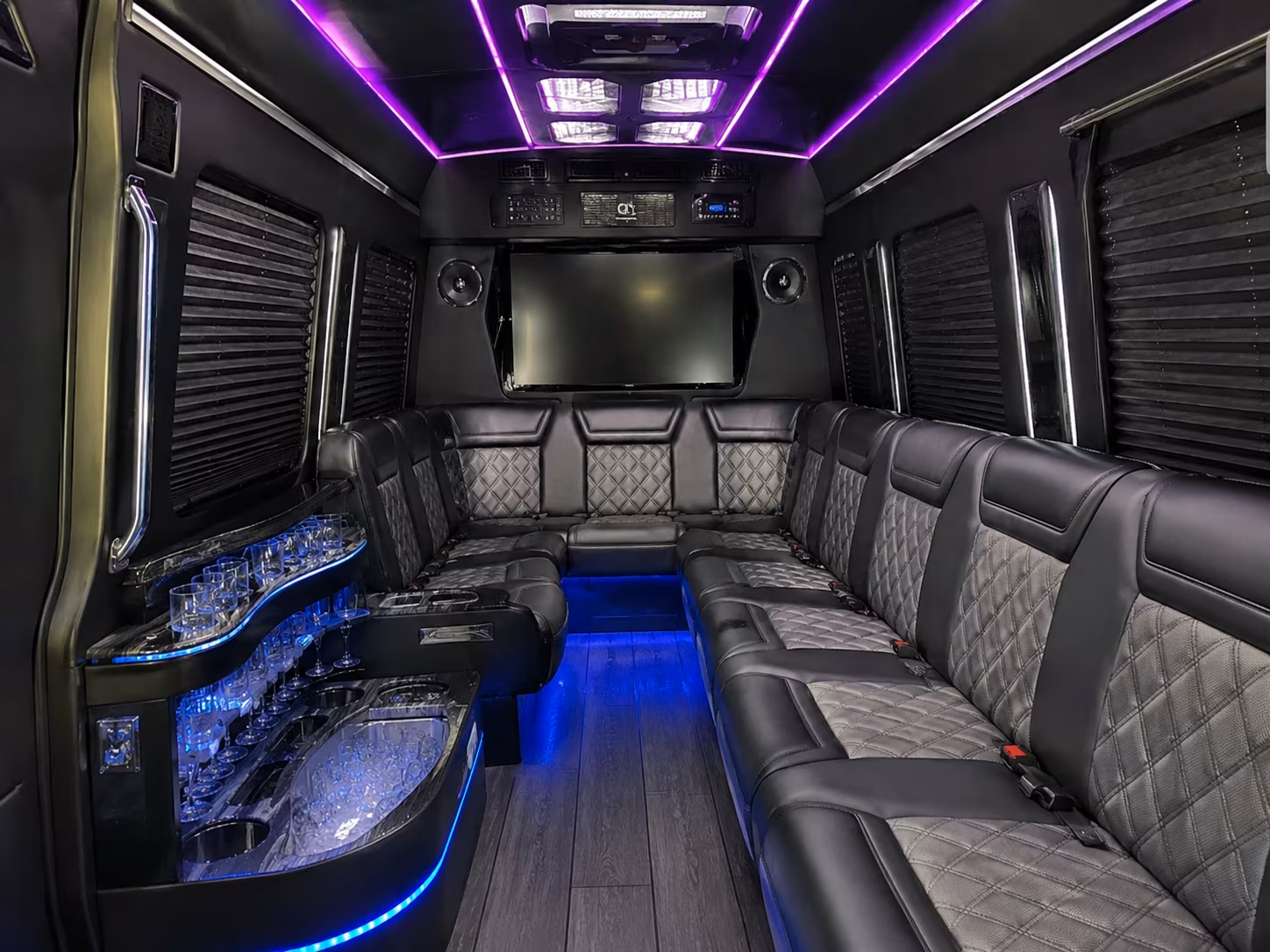 lakewood private event transportation onboard seating