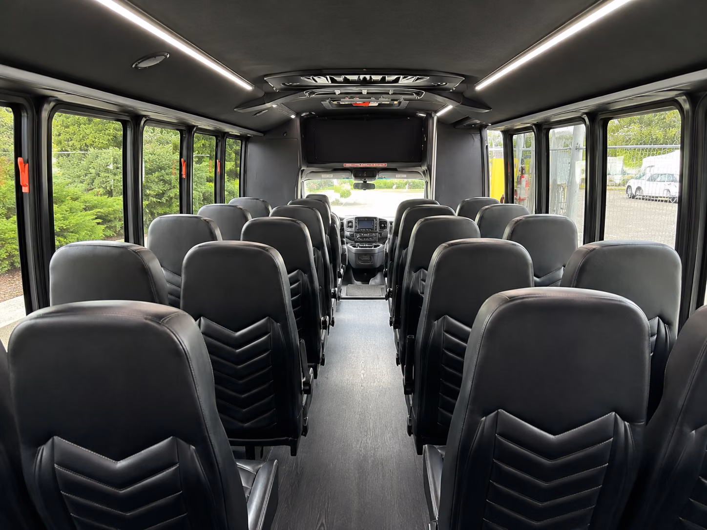 lakewood religious group transportation onboard seating